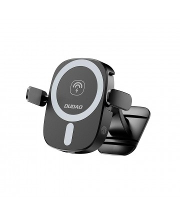 Dudao FW11 Car Phone Holder with 15W Inductive Charger for Air Vent/Cockpit - Black