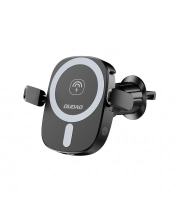 Dudao FW11 Car Phone Holder with 15W Inductive Charger for Air Vent/Cockpit - Black