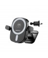 Dudao FW11 Car Phone Holder with 15W Inductive Charger for Air Vent/Cockpit - Black