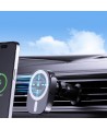 Dudao FW11 Car Phone Holder with 15W Inductive Charger for Air Vent/Cockpit - Black