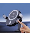 Dudao FW11 Car Phone Holder with 15W Inductive Charger for Air Vent/Cockpit - Black