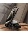 Dudao A11Pro+ 15W 3in1 Inductive Charger for Phone/Smartwatch/Headphones - Black