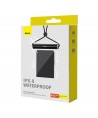 Baseus AquaGlide BS-PC030 case waterproof IPX8 with cylindrical clasp - black