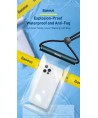 Baseus AquaGlide BS-PC030 case waterproof IPX8 with cylindrical clasp - black