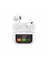 Dudao U19 in-ear TWS wireless Bluetooth 5.3 headphones with LED display - white