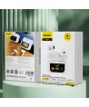 Dudao U19 in-ear TWS wireless Bluetooth 5.3 headphones with LED display - white