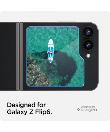 Spigen Glas.tR EZ Fit Tempered Glass for Samsung Galaxy Z Flip 6 - 2 pcs.