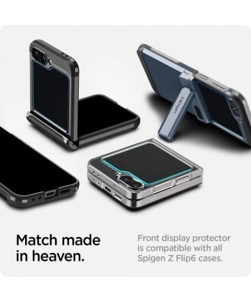 Spigen Glas.tR EZ Fit Tempered Glass for Samsung Galaxy Z Flip 6 - 2 pcs.