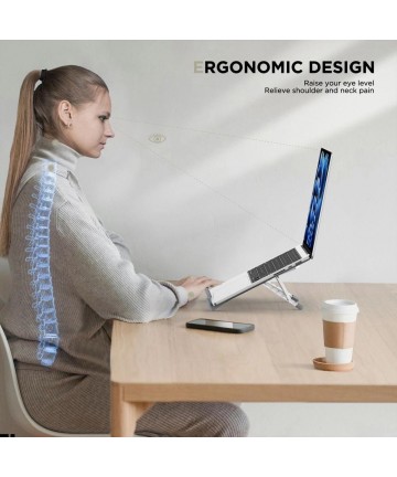 Tech-Protect ULS300 Laptop Stand - Silver