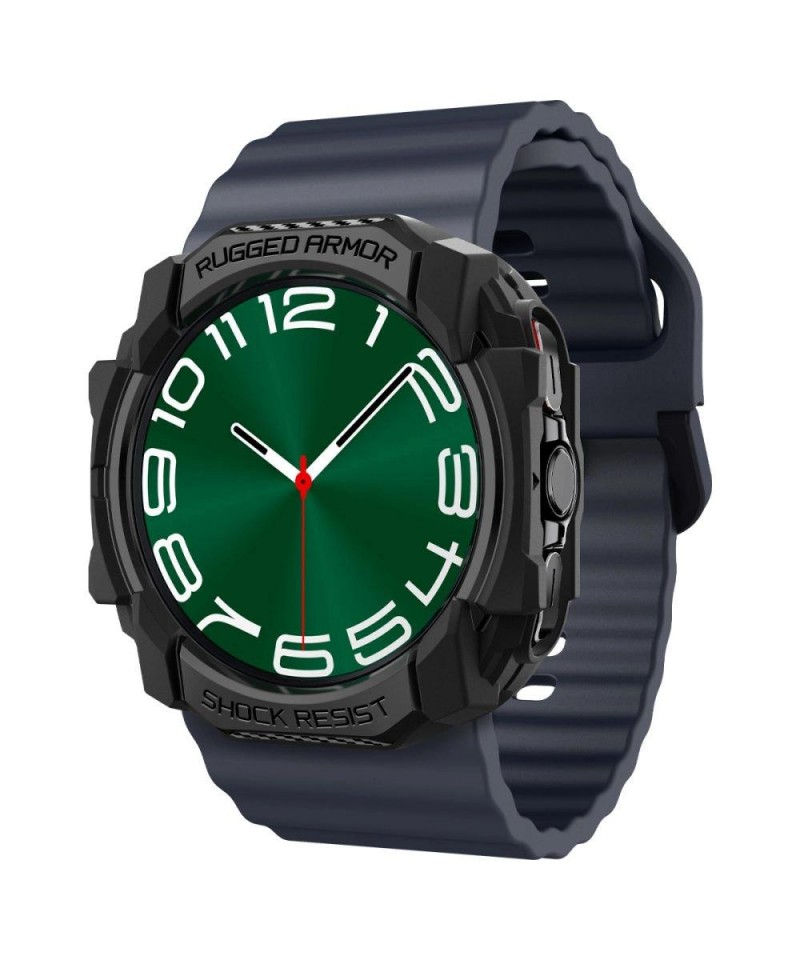 Spigen Rugged Armor Case for Samsung Galaxy Watch Ultra (47mm) - Matte Black