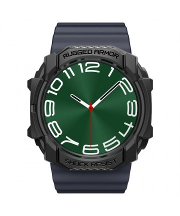 Spigen Rugged Armor Case for Samsung Galaxy Watch Ultra (47mm) - Matte Black