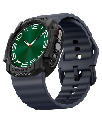 Spigen Rugged Armor Case for Samsung Galaxy Watch Ultra (47mm) - Matte Black