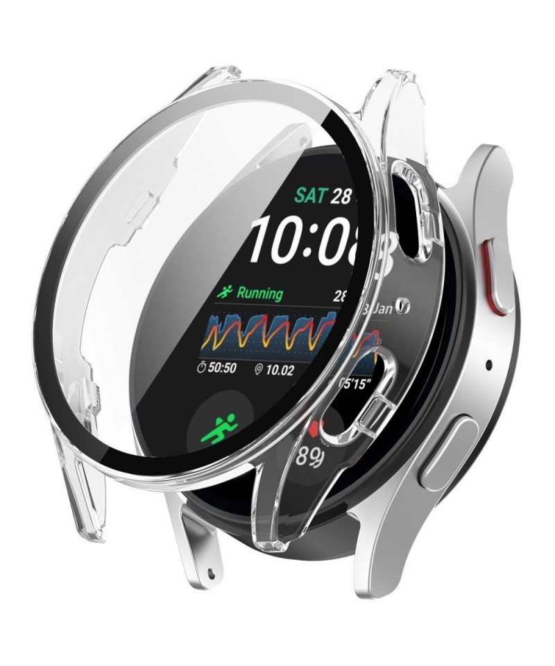 Tech-Protect Defense360 Case for Samsung Galaxy Watch 7 (40mm) - Transparent
