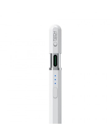 Tech-Protect Digital Magnetic Stylus Pen 3 Magnetic for iPad Tablet - White