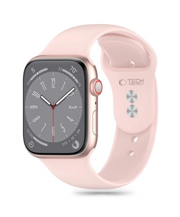 Tech-Protect Silicone Strap for Apple Watch 4 / 5 / 6 / 7 / 8 / 9 / SE (38 / 40 / 41 mm) - Pink