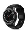 Tech-Protect Silicone Line Strap for Samsung Galaxy Watch 4 / 5 / 5 Pro / 6 / 7 / FE - Black
