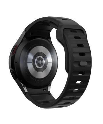 Tech-Protect Silicone Line Strap for Samsung Galaxy Watch 4 / 5 / 5 Pro / 6 / 7 / FE - Black
