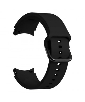 Tech-Protect Silicone Strap for Samsung Galaxy Watch 4 / 5 / 5 Pro / 6 / 7 / FE - Black