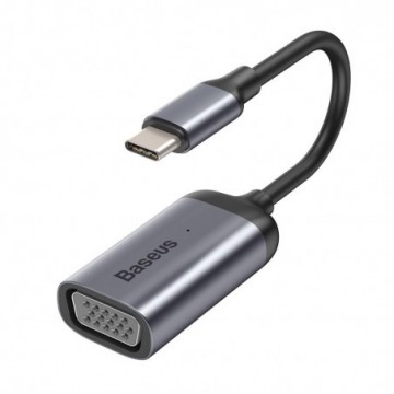 Baseus Enjoyment Series USB Type C to VGA HUB Convertor for MacBook / PC gray (CAHUB-V0G)