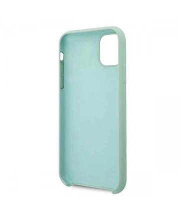 Guess GUHCN58LSLMGG iPhone 11 Pro green/green hard case Silicone Vintage Gold Logo