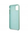 Guess GUHCN58LSLMGG iPhone 11 Pro green/green hard case Silicone Vintage Gold Logo