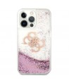 Guess GUHCP13XLG4GPI iPhone 13 Pro Max 6.7" pink/pink hardcase 4G Big Liquid Glitter