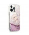 Guess GUHCP13XLG4GPI iPhone 13 Pro Max 6.7" pink/pink hardcase 4G Big Liquid Glitter