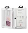 Guess GUHCP13XLG4GPI iPhone 13 Pro Max 6.7" pink/pink hardcase 4G Big Liquid Glitter