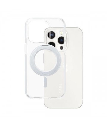 CARE by PanzerGlass Kickstand Case MagSafe for iPhone 15 Pro - silver