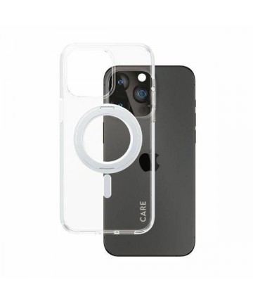 CARE by PanzerGlass Kickstand Case MagSafe for iPhone 15 Pro Max - silver
