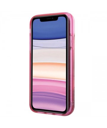 Karl Lagerfeld Glitter Karl Head iPhone 11/XR Case - Pink