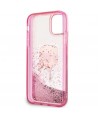 Karl Lagerfeld Glitter Karl Head iPhone 11/XR Case - Pink