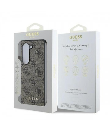 Guess 4G Case for Samsung Galaxy Z Fold 6 - Brown