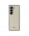 Guess 4G Glitter Script Case for Samsung Galaxy Z Fold 6 - Gold