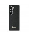 Guess 4G Glitter Script Case for Samsung Galaxy Z Fold 6 - Black