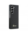 Guess 4G Glitter Script Case for Samsung Galaxy Z Fold 6 - Black