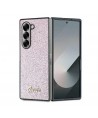 Guess 4G Glitter Script Case for Samsung Galaxy Z Fold 6 - Pink
