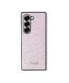 Guess 4G Glitter Script Case for Samsung Galaxy Z Fold 6 - Pink