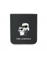 Karl Lagerfeld Saffiano Metal Pin Case for Samsung Galaxy Z Flip 6 - Black