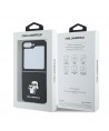 Karl Lagerfeld Saffiano Metal Pin Case for Samsung Galaxy Z Flip 6 - Black