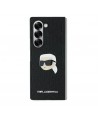 Karl Lagerfeld Saffiano Monogram Head Pin Case for Samsung Galaxy Z Fold 6 - Black