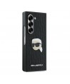 Karl Lagerfeld Saffiano Monogram Head Pin Case for Samsung Galaxy Z Fold 6 - Black