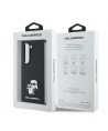 Karl Lagerfeld Saffiano Metal Pin Case for Samsung Galaxy Z Fold 6 - Black