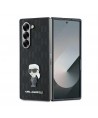 Karl Lagerfeld Saffiano Ikonik Pin Case for Samsung Galaxy Z Fold 6 - Black