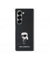Karl Lagerfeld Saffiano Ikonik Pin Case for Samsung Galaxy Z Fold 6 - Black