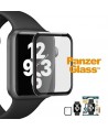 PanzerGlass Curved Antibacterial Tempered Glass for Apple Watch 4/5/6/SE - 40mm - Black