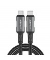 Acefast C1-09 USB-C / USB-C USB4 PD3.1 cable 5A 1m - gray-black