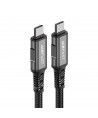Acefast C1-09 USB-C / USB-C USB4 PD3.1 cable 5A 1m - gray-black