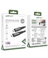 Acefast C1-09 USB-C / USB-C USB4 PD3.1 cable 5A 1m - gray-black
