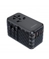 Choetech PD6028 EU / US / AUS / UK travel adapter 2x USB-C 2x USB-A 100W - black